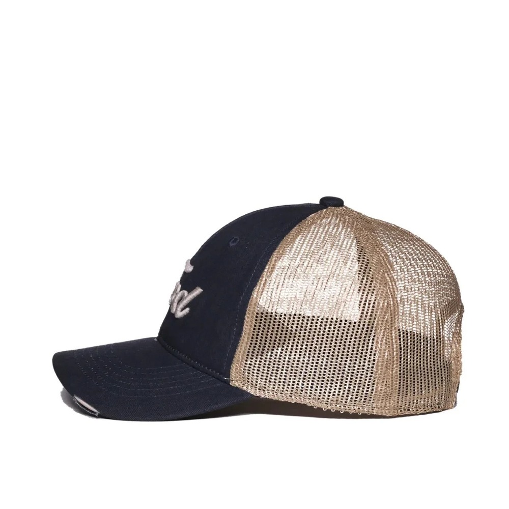 Outdoor Cap Standard Ford Auto Car Frd16a Navy Natural Oatmeal One Size Fits - Picture 7 of 8